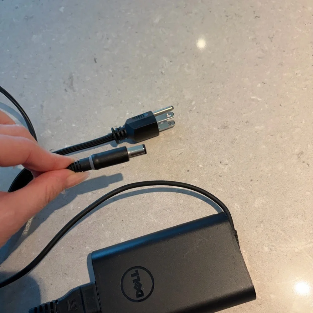 Dell Black Charging Adapter